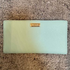 Turquoise Kate Spade Bifold Wallet